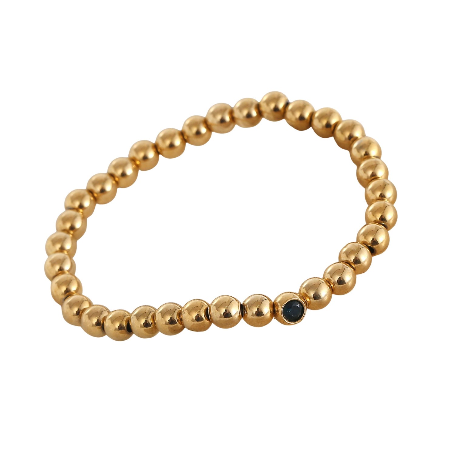 Birthstone Beaded Bracelet